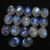 AA - 10x12 MM GORGEOUS RAINBOW MOONSTONE EACH PCS HAVE AMAZING FLASHY STRONG FIRE 17 PCS